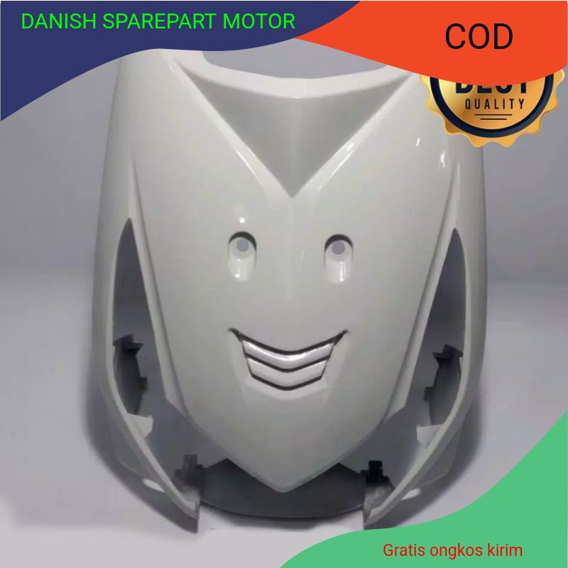 cover body depan honda beat karbu putih bodi depan beat karbu tameng beat karbu