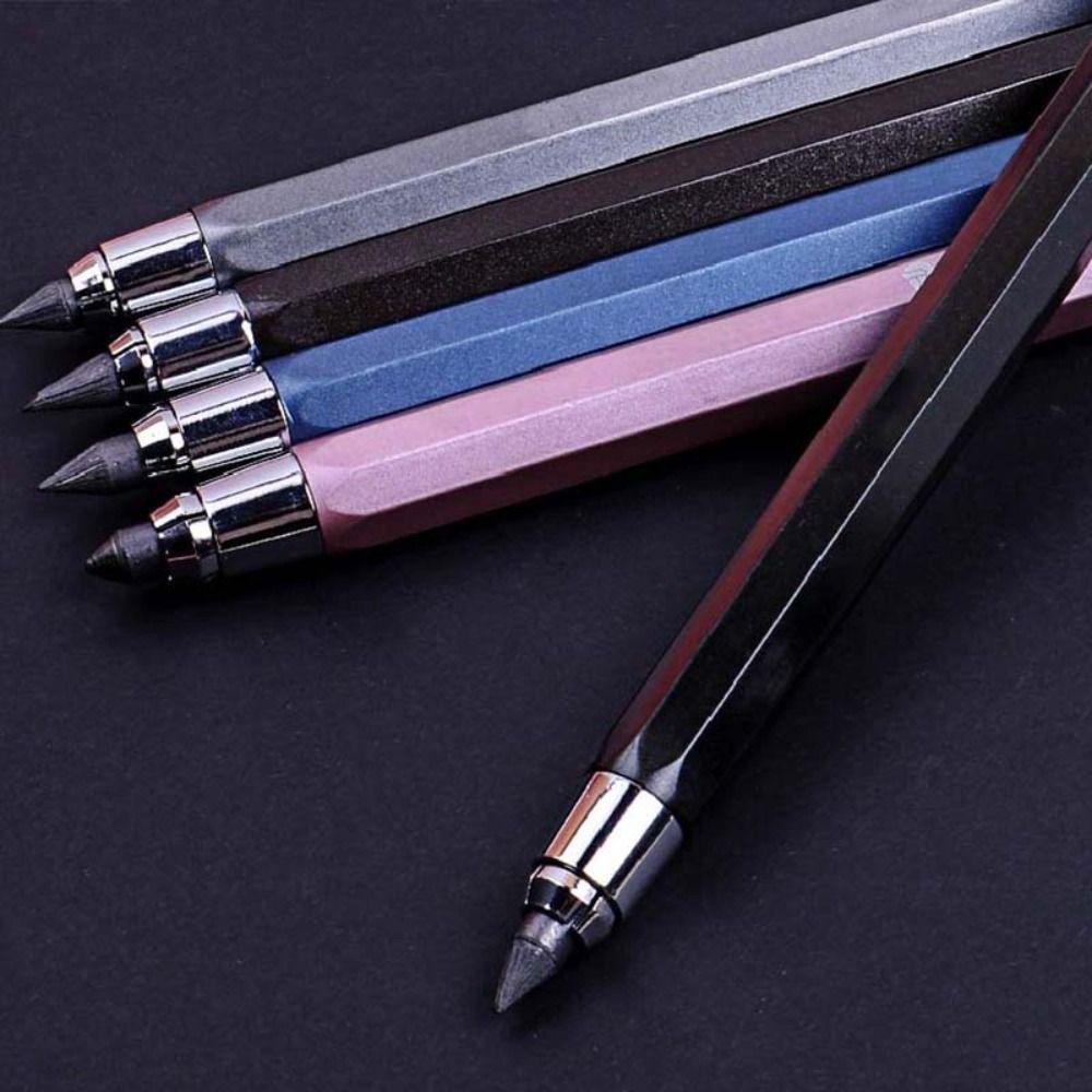 TOP Pensil Mekanik Metal 5.6mm Desain Komik Alat Gambar Sketsa