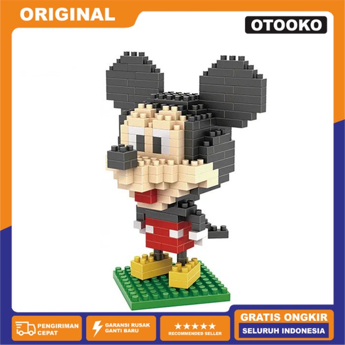 Nanoblocks Micro Puzzle 3D Building Blocks Brick Balok Susun LNO DIY