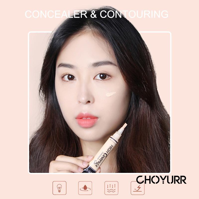 【COD】Concealer Waterproof Wajah Full Coverage Color Corrector Merah Concealer Dengan Control Moisturizing Brightening-CH