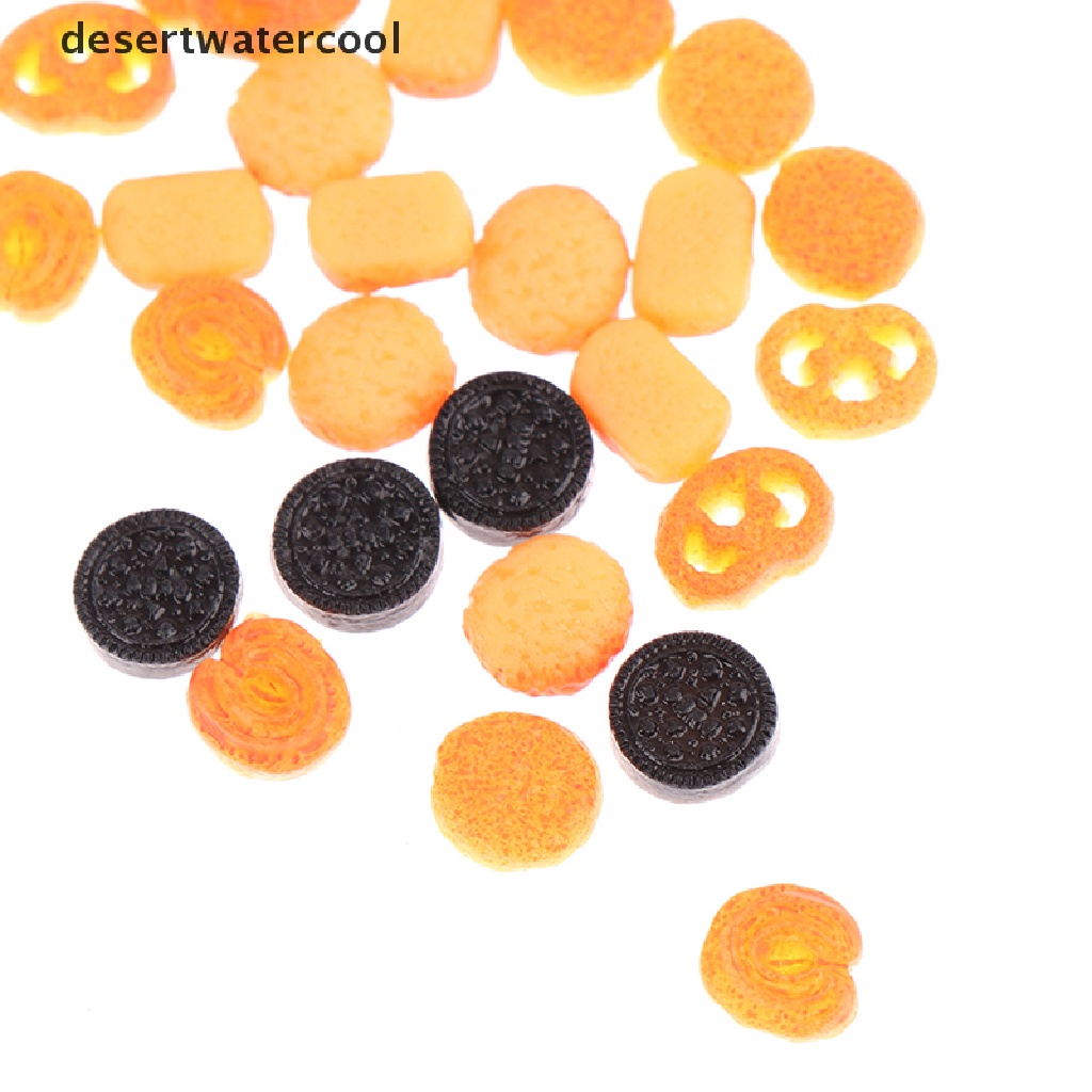 Deid 10Pcs/Set Simulasi Rumah Boneka Miniatur cookie cookie Dapur Mainan Makanan Martijn