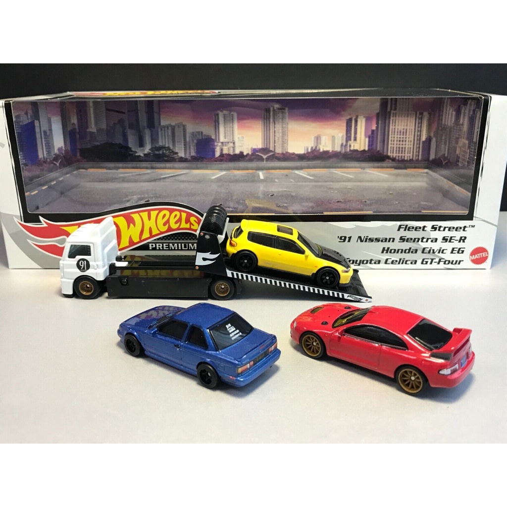 Hot Wheels Premium Diorama GMH39 Set Isi 4 Pcs
