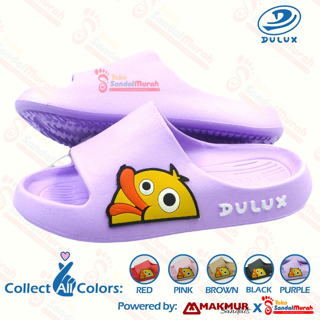 Toko Sendal Murah - Sandal Anak Slop Uk 30 - 35 / Sandal Lucu Anak Motif Bebek / Sandal Slop Nyaman / Sandal Casual Outdoor / Sandal Santai Sehari - hari [Toko Sendal Murah M 509 C]