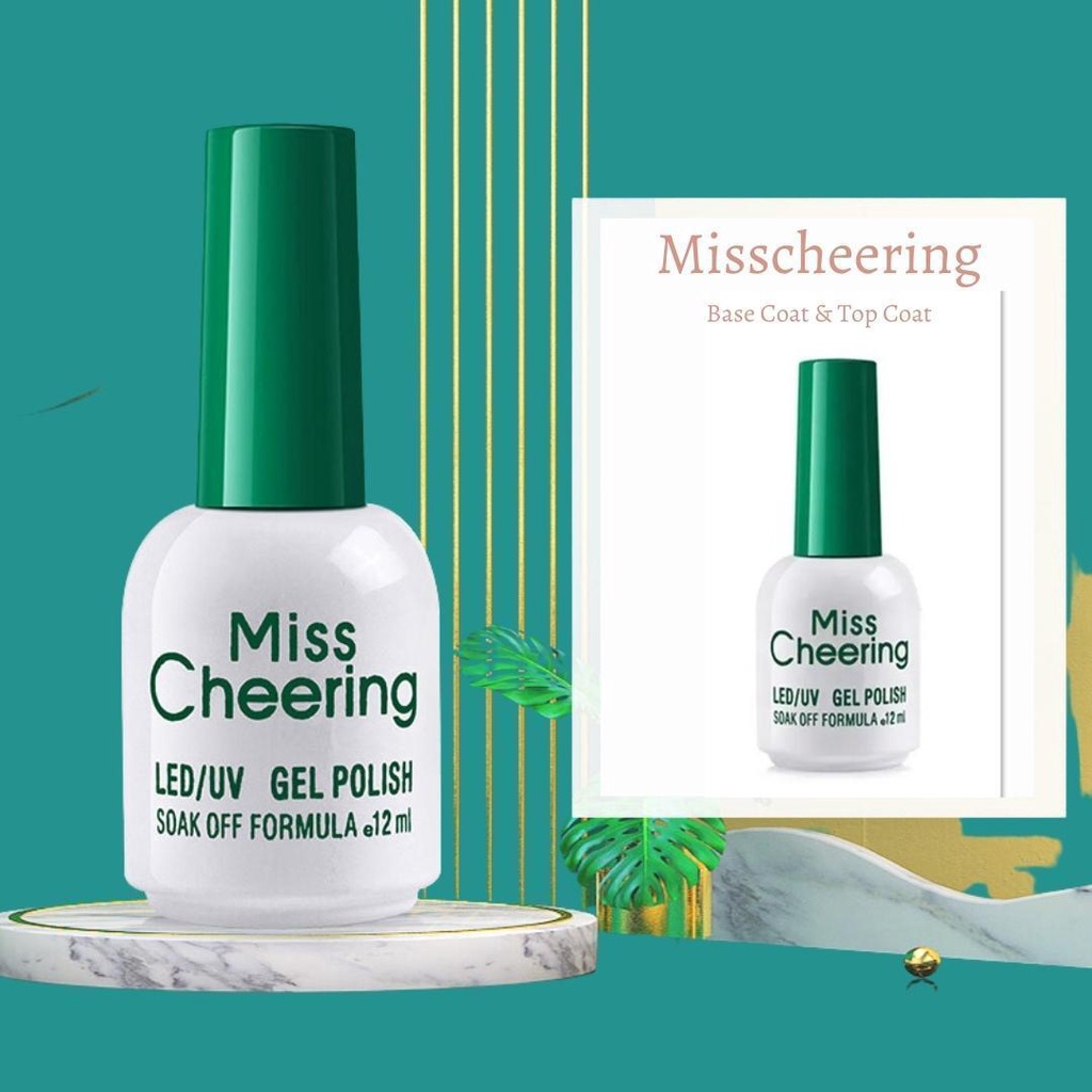 Misscheering Multifuntional glue/Top coat Base Coat /  / Mischering Top Matte Coat/Top Coat