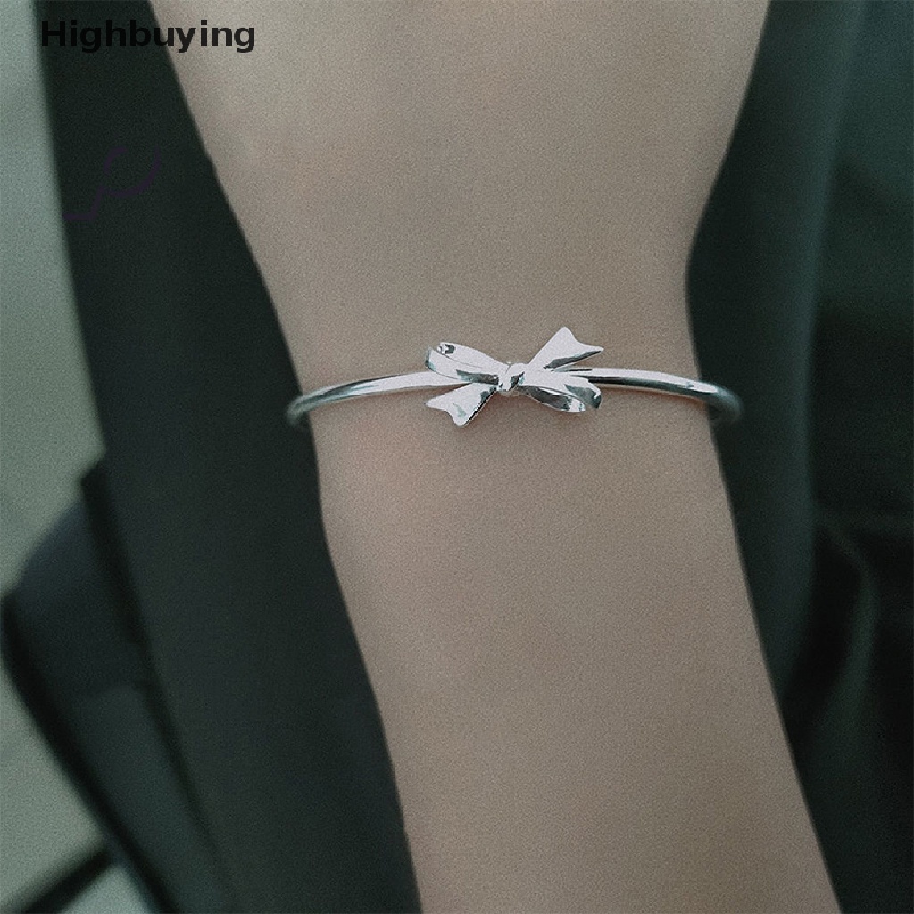 Hbid Adjustable Ikatan Simpul Perak Cuff Gelang Warna Silver Liontin Gelang Untuk Wanita Pembukaan Yang Dapat Disesuaikan Bangle Charm Fashion Pesta Perhiasan Glory