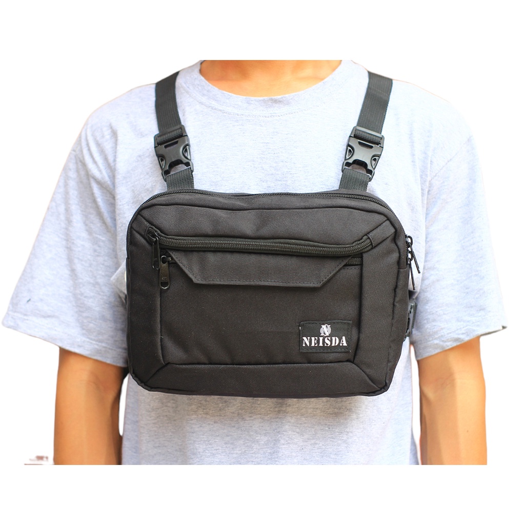 Neisda - Chestbag Tas Dada Series Multifungsi Black