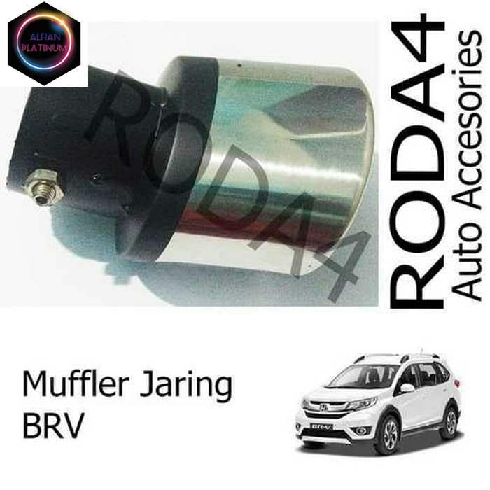 Muffler Buntut Knalpot Recing Jaring Mobil Honda BRV Variasi Mobil