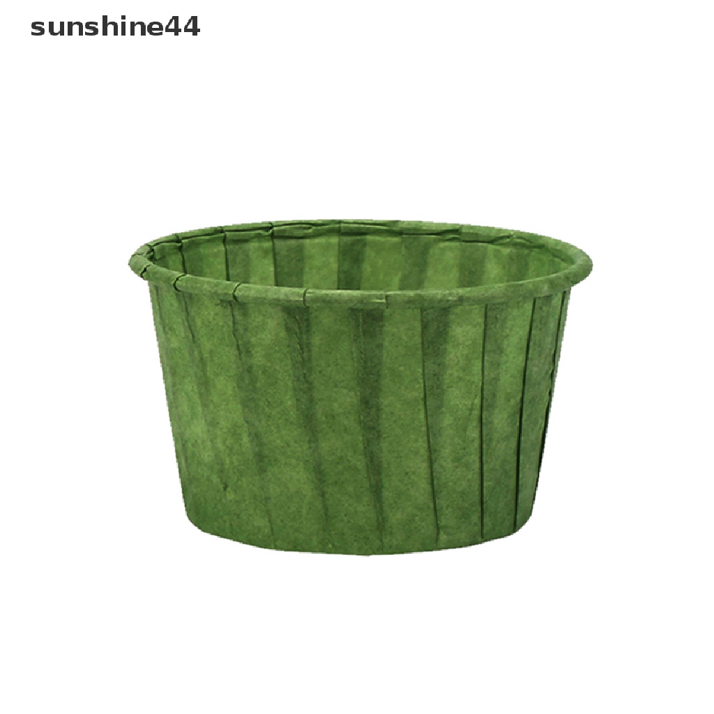 Sunshine 50Pcs Muffin Dessert Holder Cupcake Liner DIY Pembungkus Kue Baking Cup Tray ID