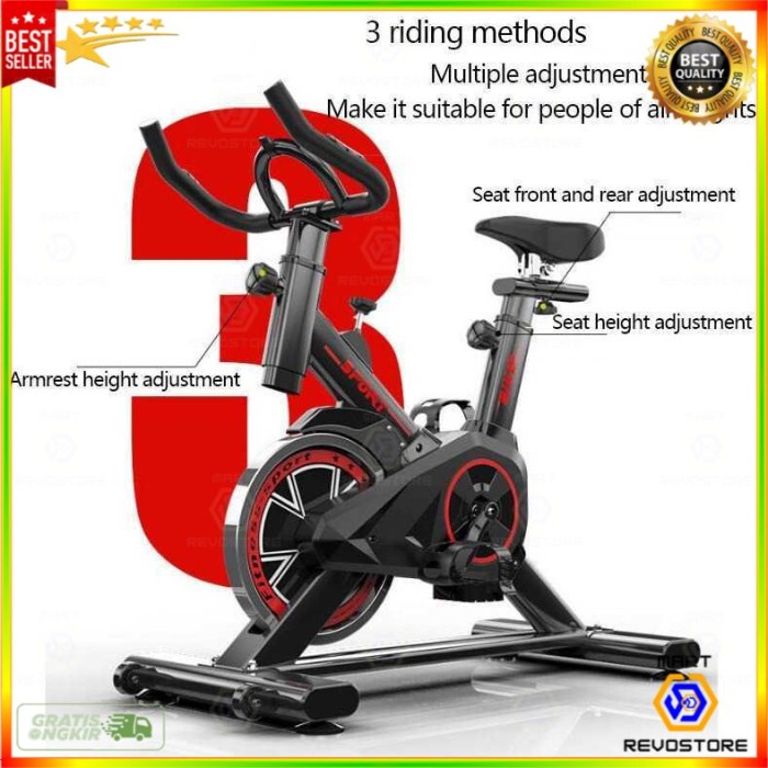 Sepeda Statis Indoor Gym Bike Spinning Bicycle Exercise L Felton LF110