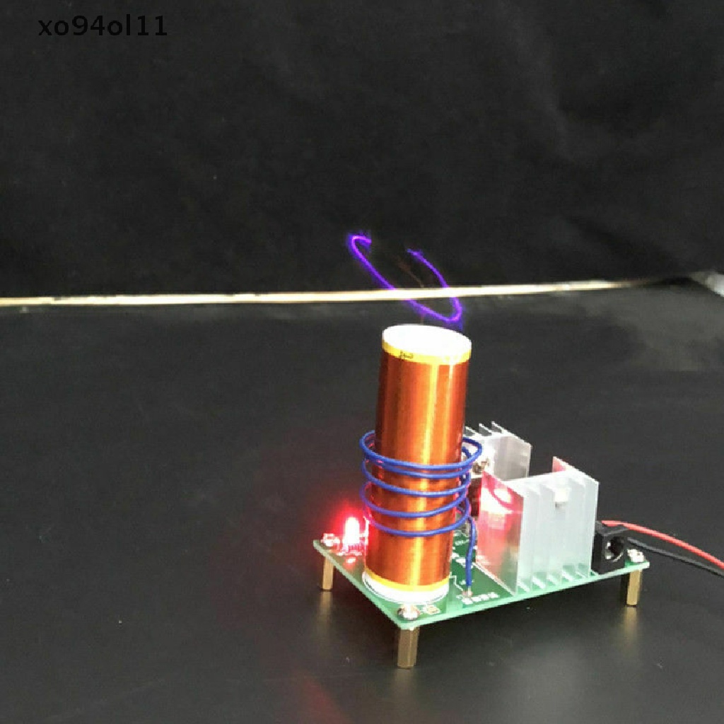 Xo DIY Kit Mini Tesla Coil Plasma Speaker Set Proyek Musik Lapangan Elektronik Part OL