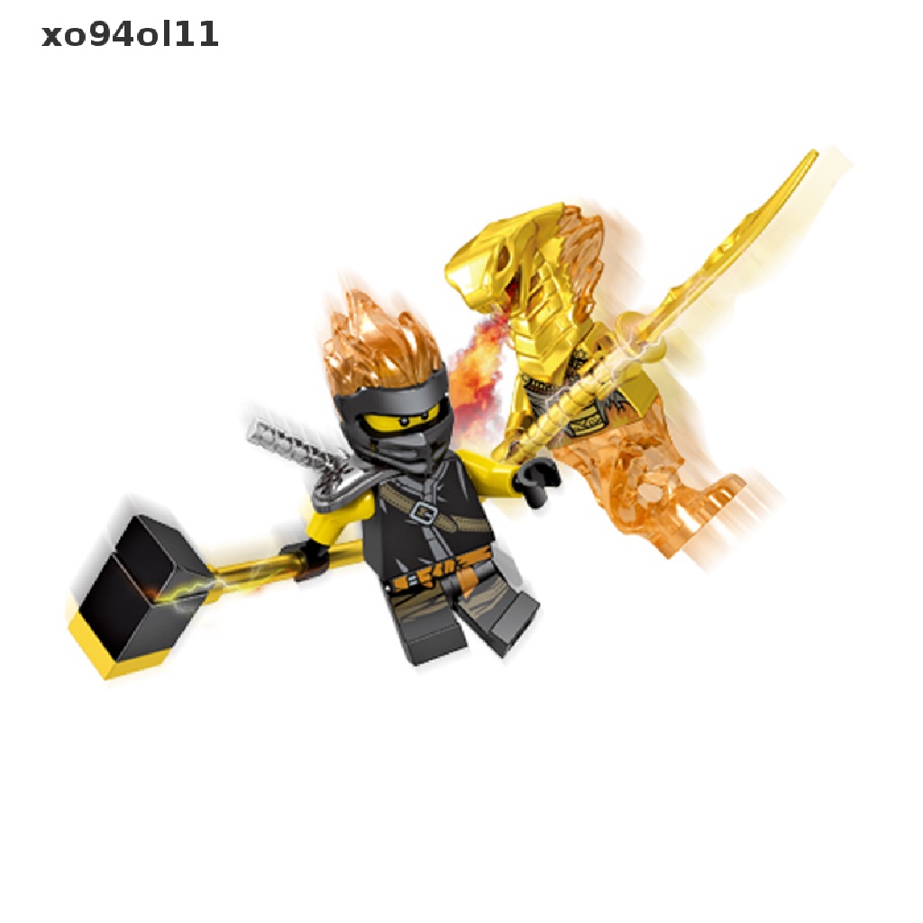 Xo Set 24pcs Ninjago Mini Figure Kai Jay Sensei Wu Master Mainan Blok Bangunan OL