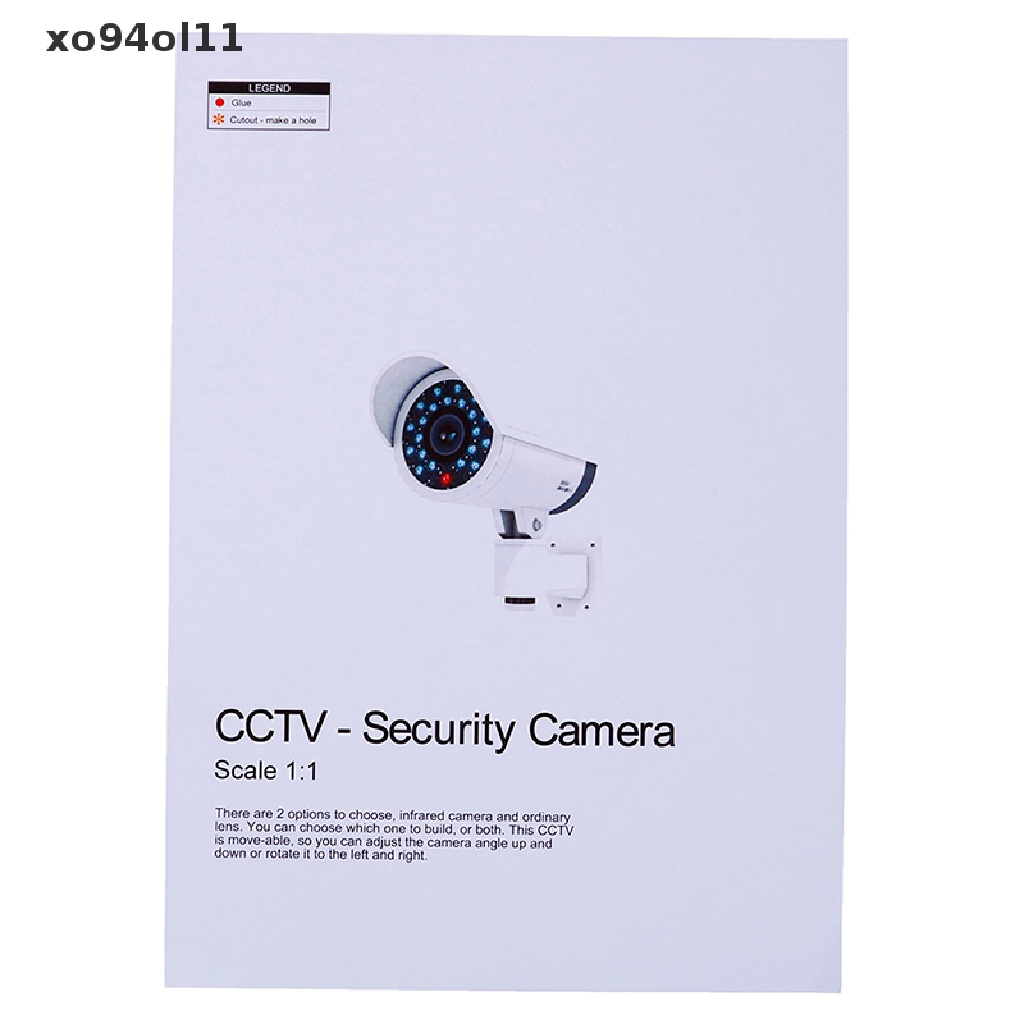 Xo 1:1 Model Kertas Fake Security Dummy Kamera Pengintai Security Model Puzzle OL