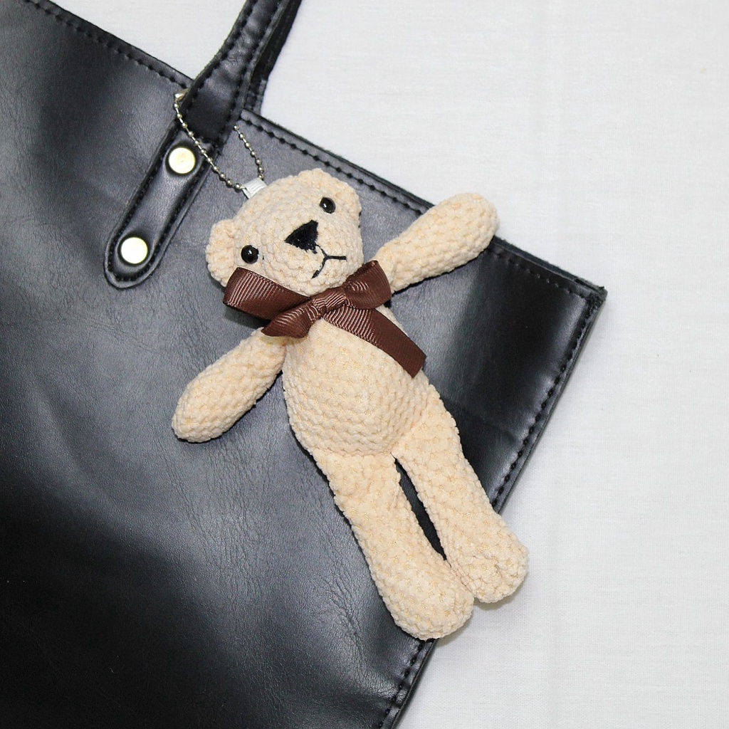 Gantungan Boneka Bear Gantungan Tas Ukuran Sedang