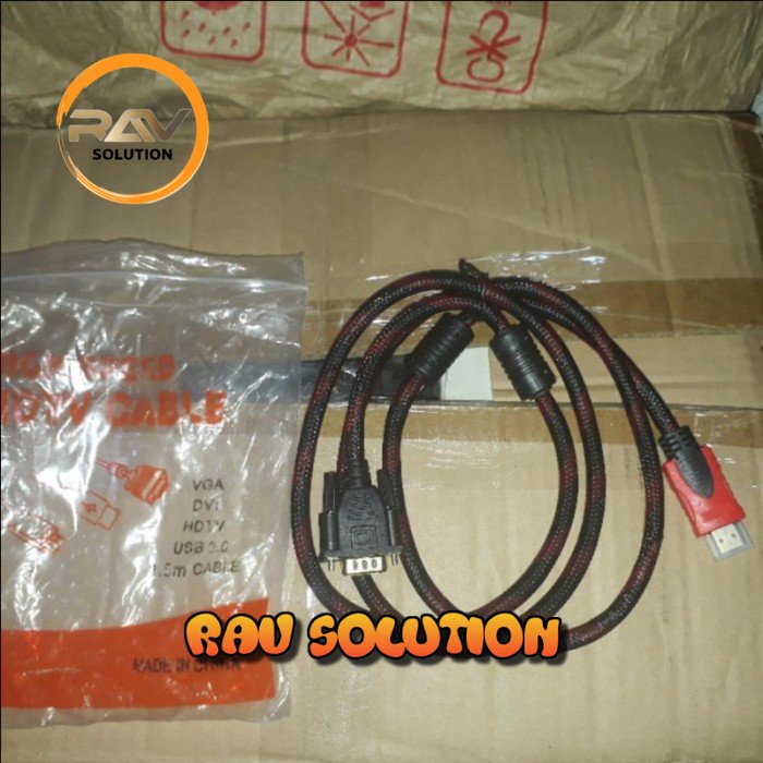 Kabel HDMI to VGA 1,5m - SET A