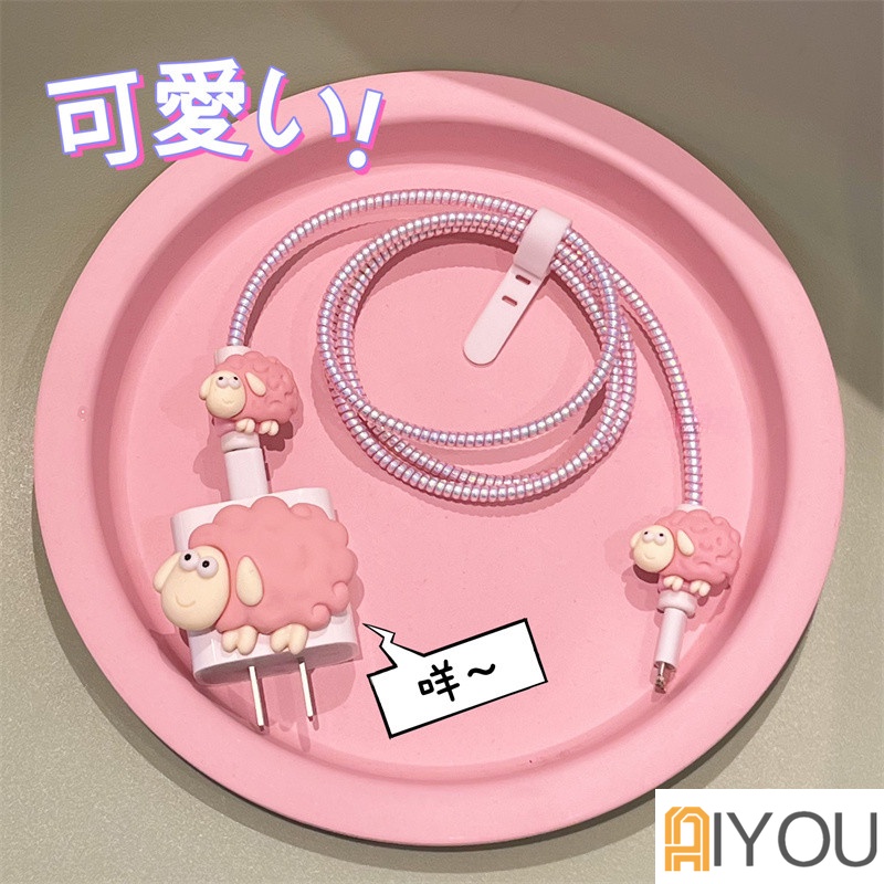 1 PAKET CABLE PROTECTOR/PELINDUNG KABEL -For Android and iPhone