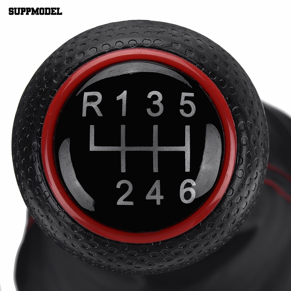 Suppmodel 5per6speed Car Gear Shift Knob Boot Gaiter Lever Cover Protector Untuk Polo Golf