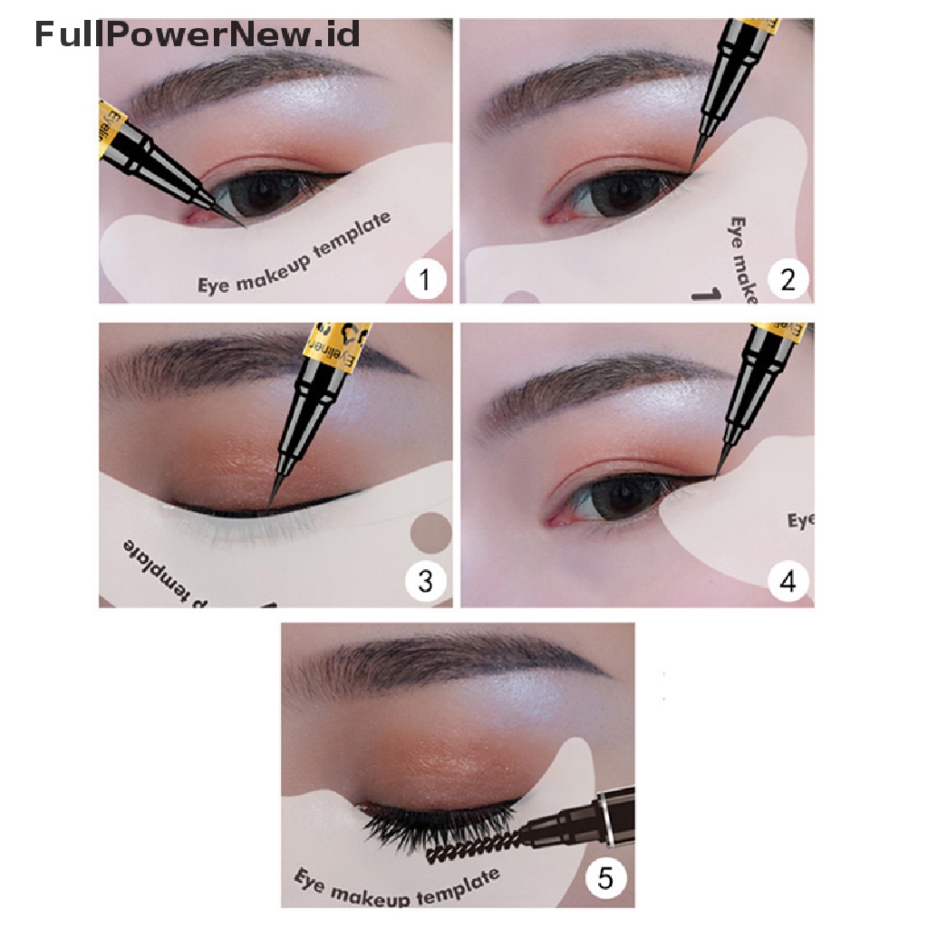 Power Maskara Perisai Maskara Guard Eyeliner Bantu Artefak Lash Aplikator Cetakan ID