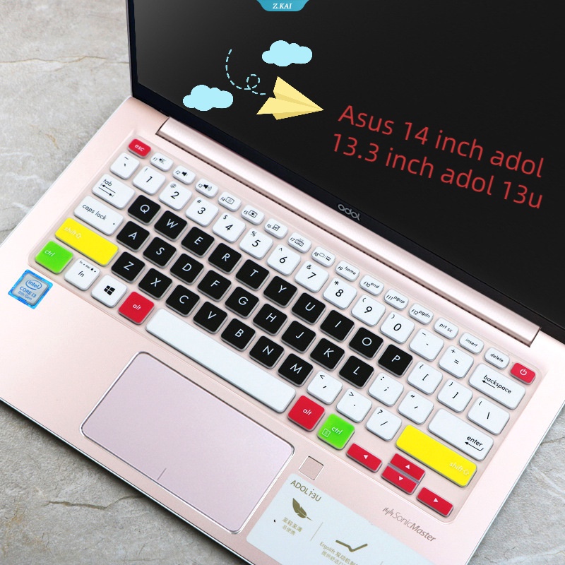 Baru Pelindung Keyboard Komputer Waterproof Silicone Case Untuk Asus 14inch Adol 13.3 Inch Adol 13u Full Coverage Keyboard Film [ZK]