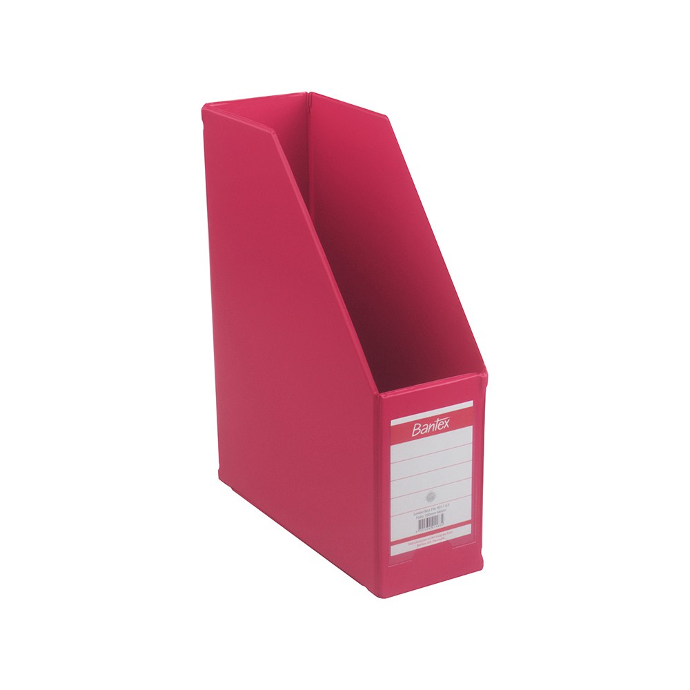

Bantex Box File 4011 Folio F4 10cm Magazine File Melon Pink