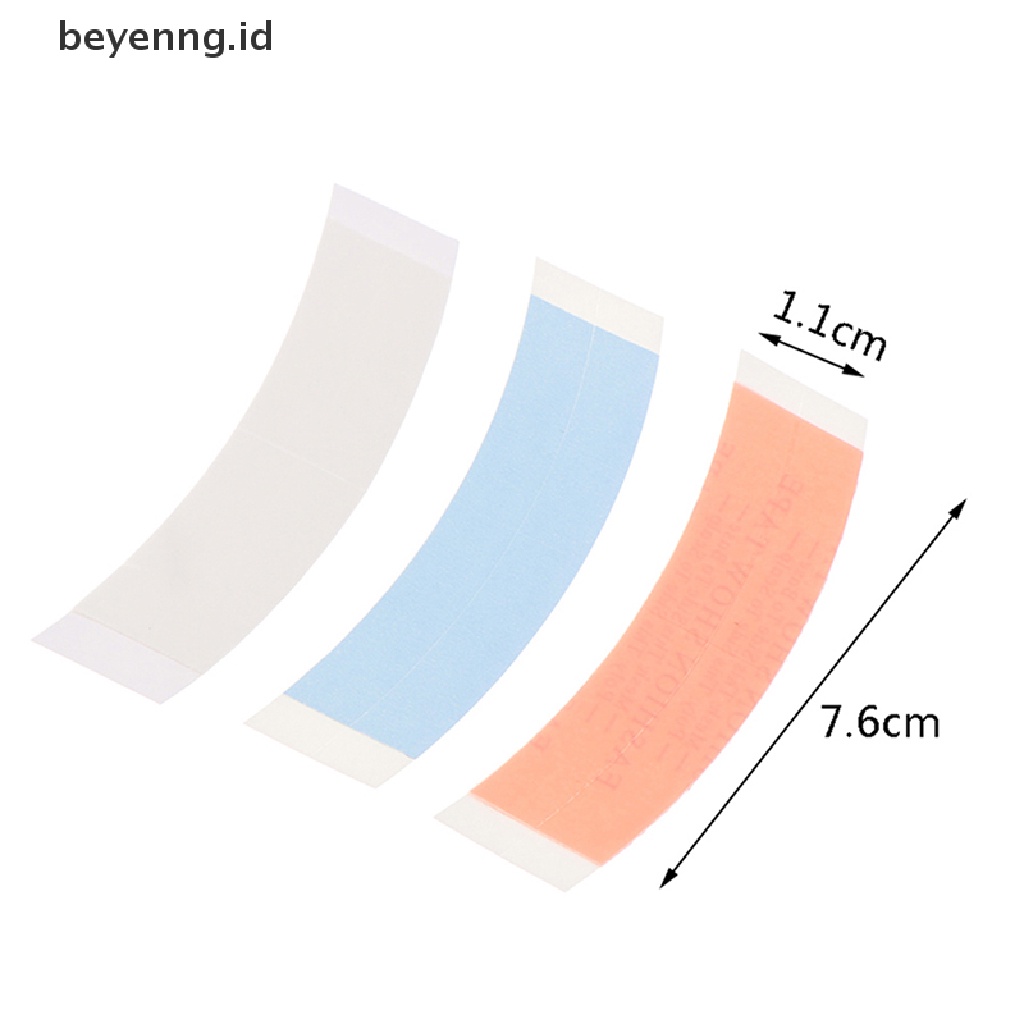 Beyen 36buah Lace Front Wig Tape Dua Sisi Perekat Wig Tapes Strips Tahan Air ID