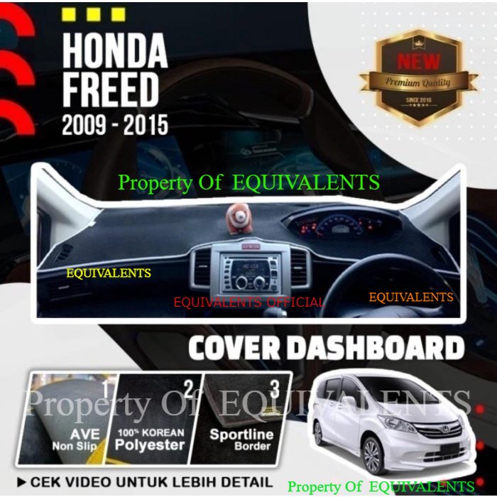 BUY 1 GET 7 | Alas Cover Dashboard All Honda FREED 2009-2015