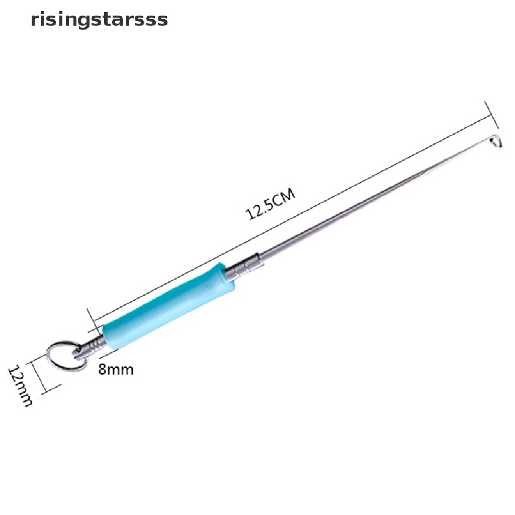 Rsid Span-New New Stainless Fish Hook Remover Extractor Alat Untuk Keamanan Memancing Kail Pancing Extractor Detacher Rapid Decoupling Barang Pancing Jelly