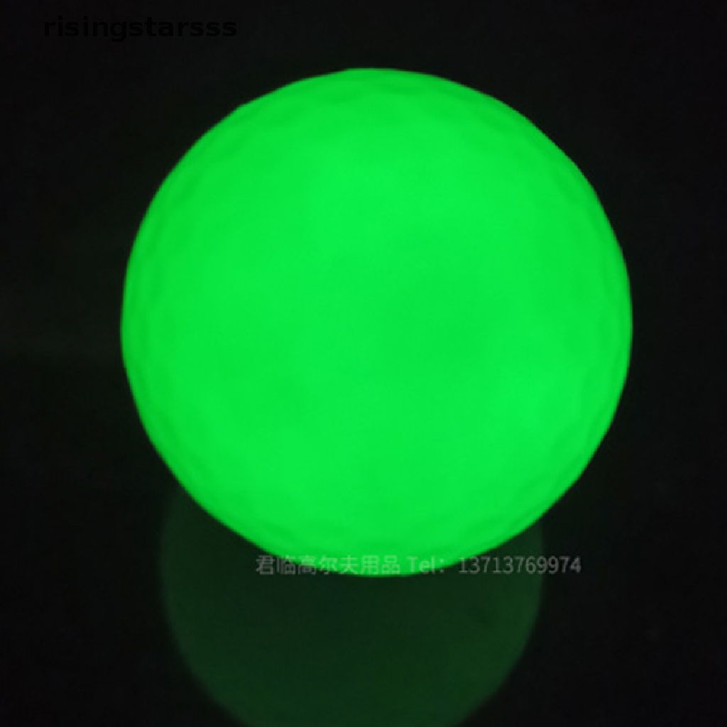 Rsid Span-Bola Golf Malam Baru Luminous Light Up Golf Balls Bright Night Glow Reusable Jelly