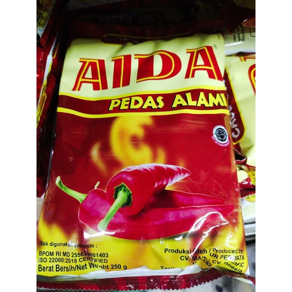 

bubuk cabe aida 250gr csbe bubuk