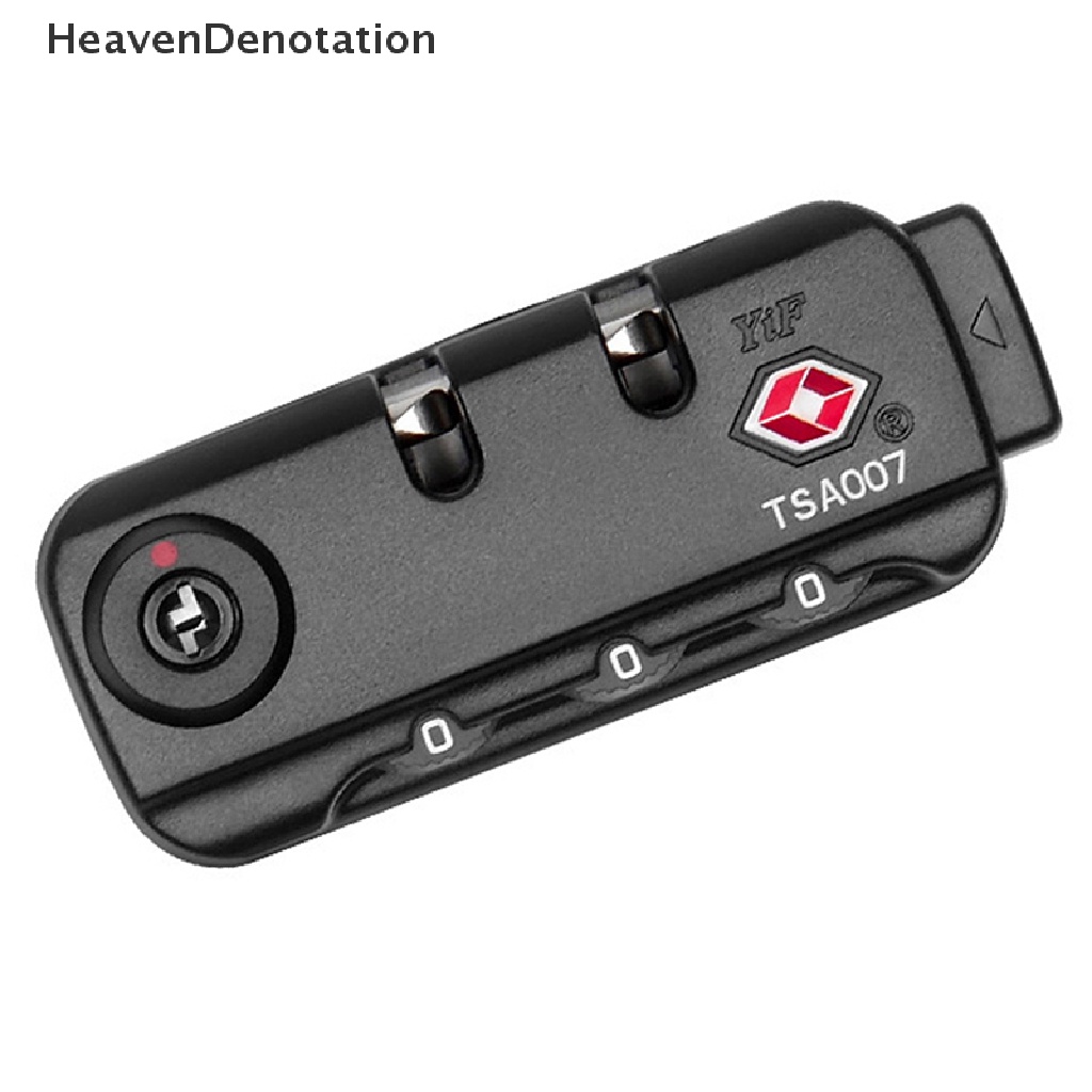 [HeavenDenotation] Customs Lock TSA007 Authentication Password Lock Fixed Gembok Kode Anti Maling HDV