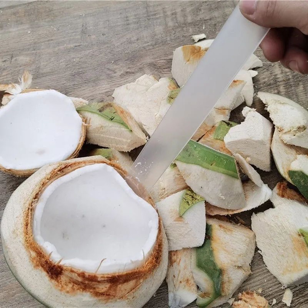 1pc Food-grade PP Coconut Meat Remover Portable Washable Gadget Dapur Alat Gali Buah Lembut