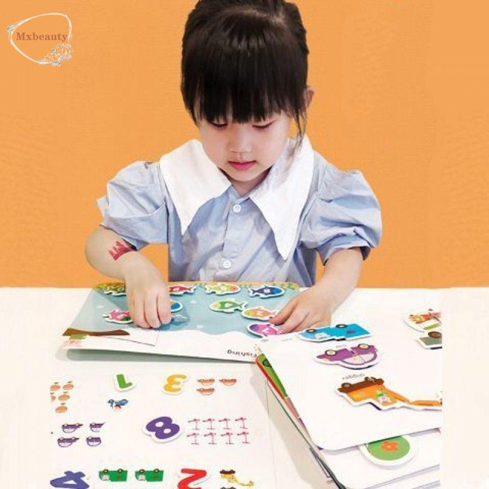 Mxbeauty Bayi Pendiam Buku Membaca Tk Paud Buku Permainan Edukasi Papan Mainan Belajar Bahan Manual Kit Anak Cognition Book