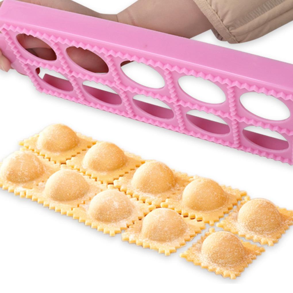 10 /21 Lubang Bulat Pembuat Pangsit Pastry Tools Aksesoris Alat Masak Tahan Panas Cetakan Kue Rumah Restoran
