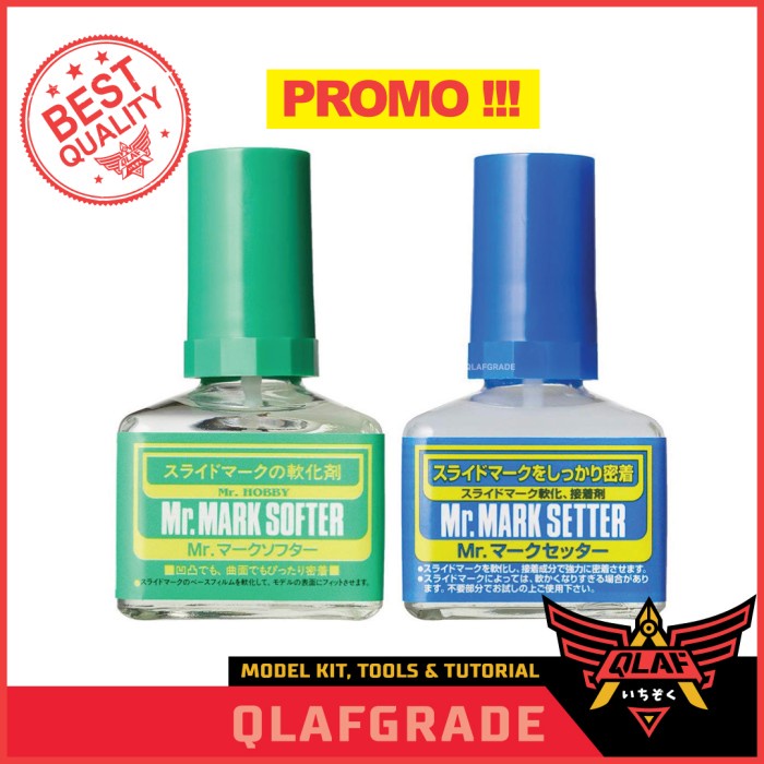 Mark Setter Mark Softer + Mr Hobby + Lem Decal Gundam + Stiker Gundam - MARK SOFTER