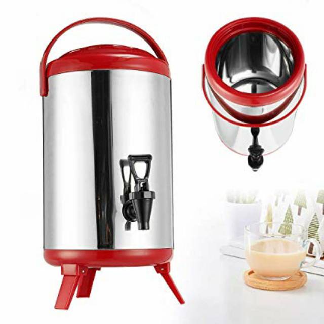 MILK TEA BUCKET 12 LITER 10 LITER 8 LITER/WATER JUG JUMBO/DISPENSER AIR istanaonlineku MERK RANDOM
