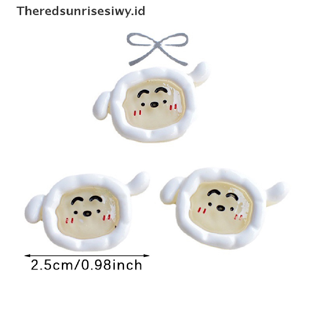 # Kado Mom &amp; PAPA DIY # Kawaii Aksesoris Crayon Shin-Chans Anime Lucu Kreatif Diy Phone Case Aksesoris Rambut Bahan Pack Kartun Gadis Manis Hadiah~