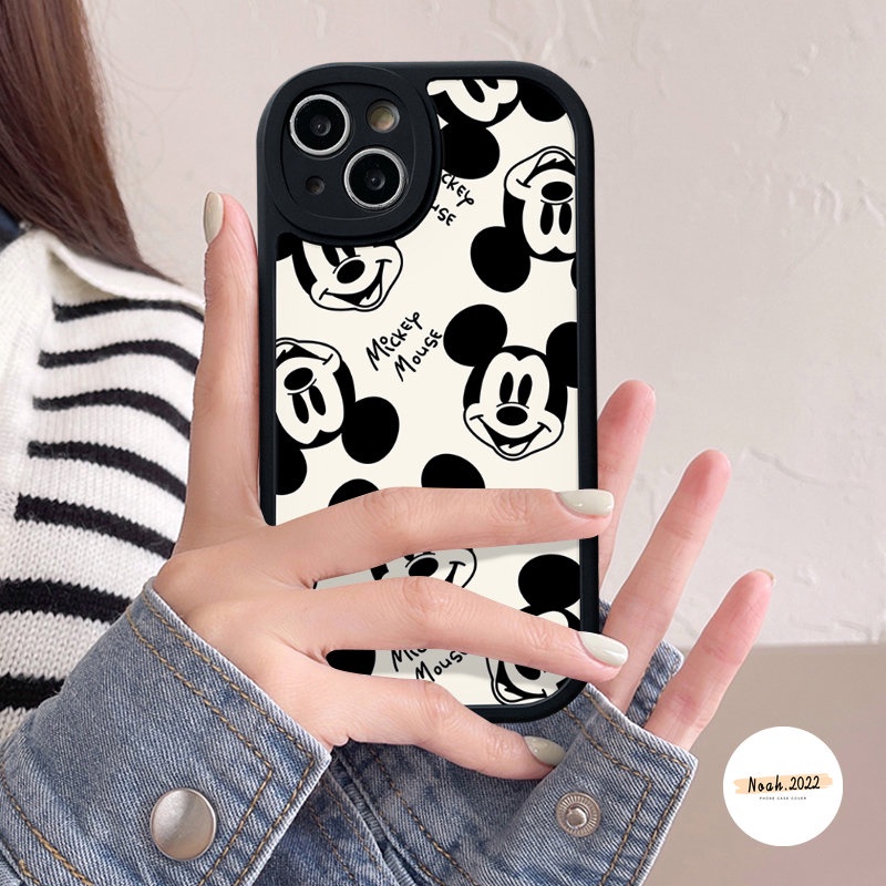 Soft Cute Couples Tpu Silicon Case Infinix Hot 11s 9 10T 11 10 10s Play Smart 6 5 Hot 10 Lite 10s 10T 11 11s Note 8 Cartoon Mickey Mouse Back Cover