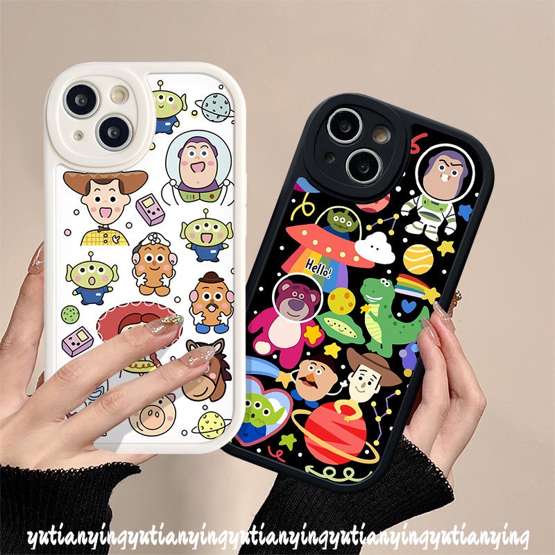 Cute Cartoon Sticker Casing Infinix Hot 11 10s 9 10T 11s 10 Play Smart 6 5 Hot 10T 11 11s 10 Lite 10s Toy Infinix Note 8 Story Tpu Silicon Soft Phone Cover