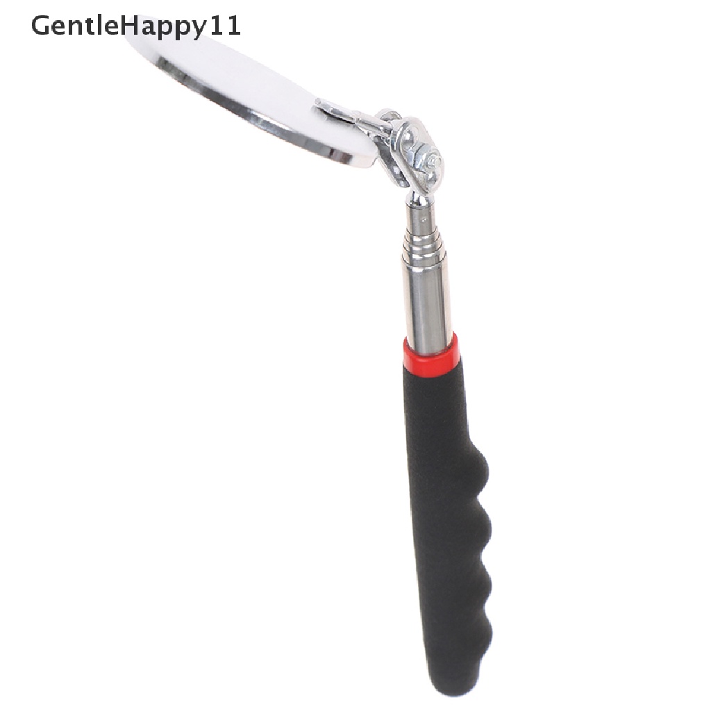 Gentlehappy 1Pc 50mm Cermin Bulat Inspeksi Lensa Deteksi Teleskopik Mobil360° Id Alat Perbaikan