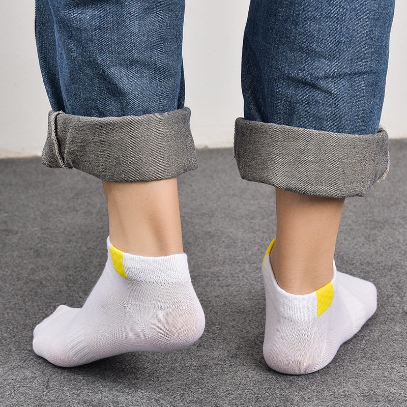 Kaos Kaki Polos Semata / Kaki Kaos Kaki Ankle Simple Motif Garis Unisex