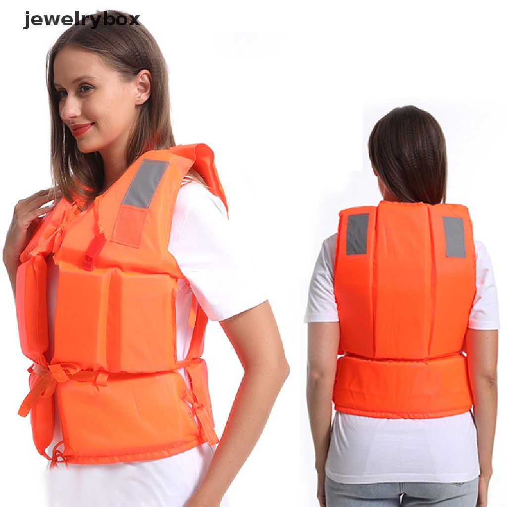 [jewelrybox] Rompi Jaket Pelampung Renang Flotasi Busa Anak Dewasa Orange Terbaru Dengan Butik Peluit