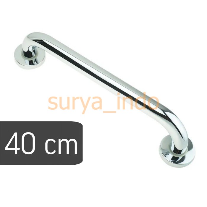 PEGANGAN KAMAR MANDI 40 CM STAINLESS HANDRAIL GRAB BAR HANDLE BATHTUB