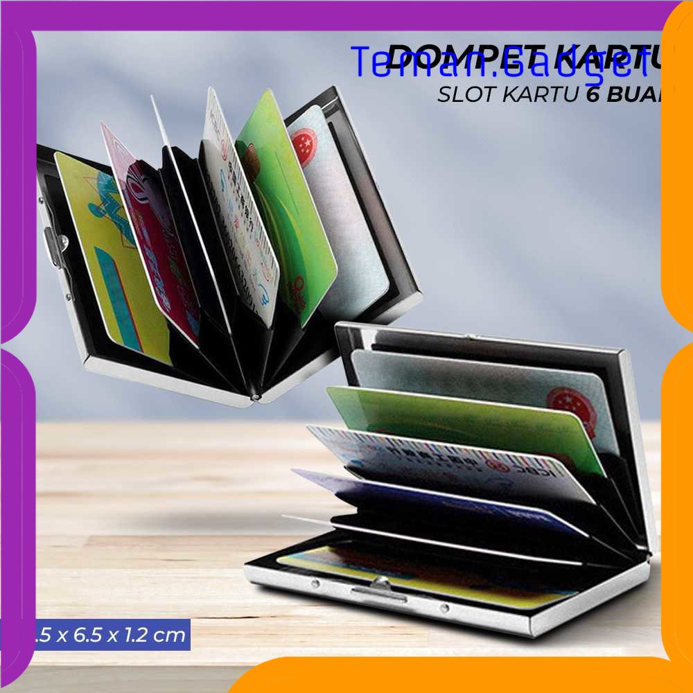 TG - ATK Dompet Kartu Slim Aluminium 6 Slot - FMB-78