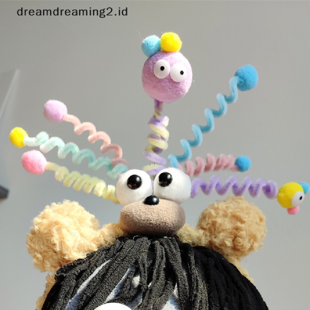 (dream) Xmas Headband Hadiah Novelty Kartun Rambut Gimbal Hairband Anak Indah Lucu Bando Ornamen Hoops Band Aksesoris Rambut Mewah Lucu Monster Kecil Hiasan Kepala//