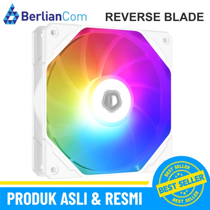 ID-COOLING TF-12025 ARGB SNOW REVERSE 120mm PWM Fan