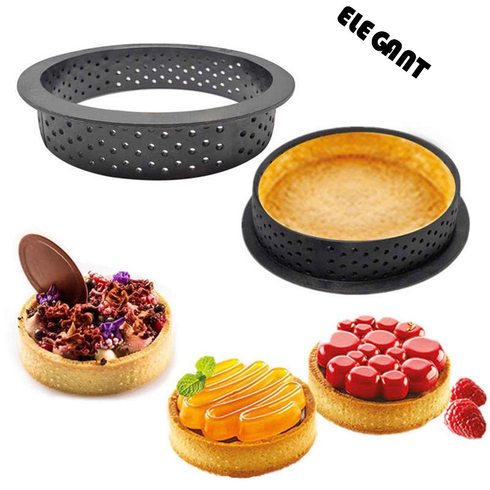 [Elegan] Cetakan Kue Bentuk Bulat Alat Dekorasi Mousse Dessert Cutter