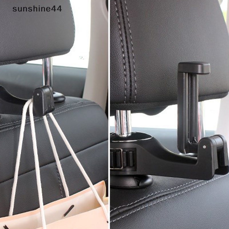 Sunshine 2in1 Car Gadget Car Back Seat Hanger Hook Organizer Pengait Sandaran Kepala Mobil Holder ID