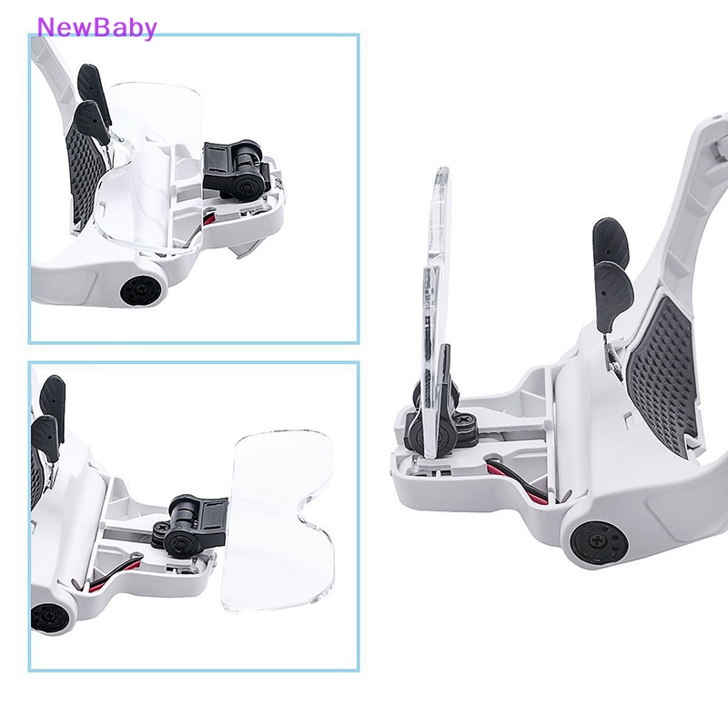 Newbaby Kaca Pembesar Kacamata Loupe 5lensa Dengan Lampu Led Lamp Interchangeable Lens ID