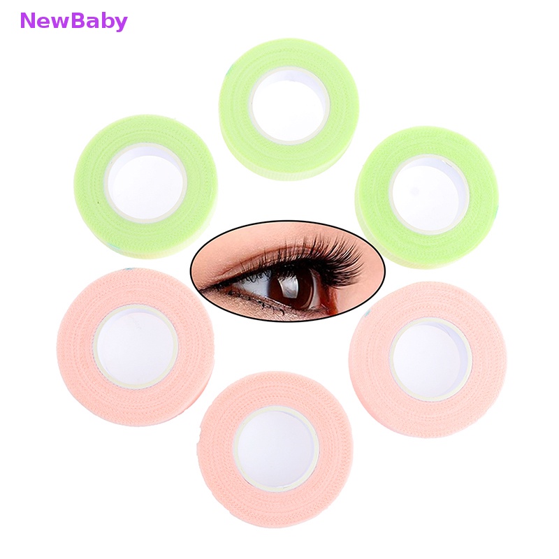 Newbaby 3xlubang Bernapas Cangkok Bulu Mata Ekstensi Tape Eye Pad Alat Isolasi Tape ID