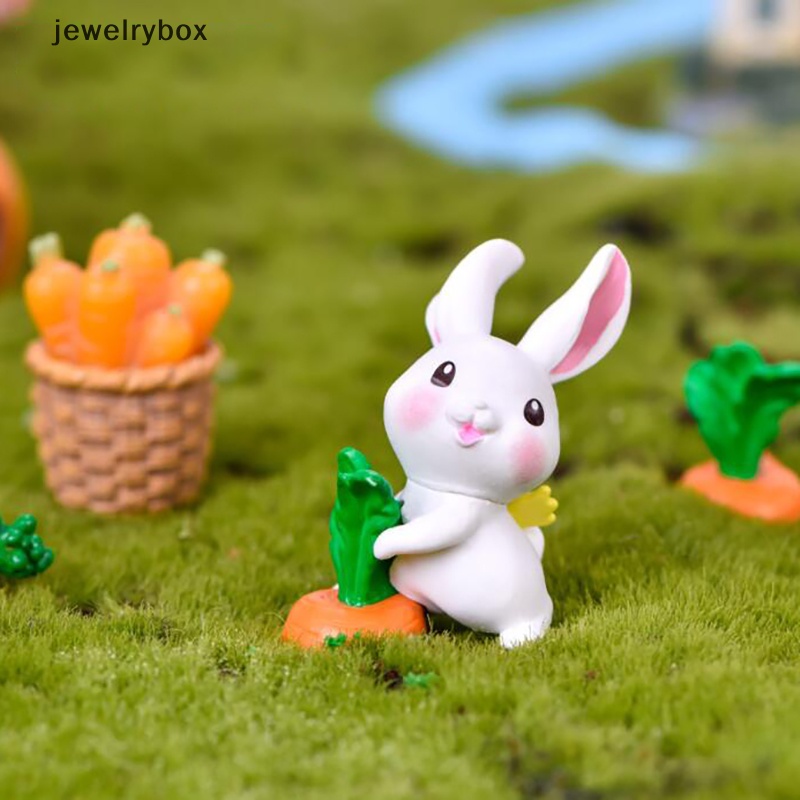 [jewelrybox] Patung Kelinci Mini Peri Hiasan Taman Dekorasi Pot Craft Aksesoris Rumah Boneka Butik