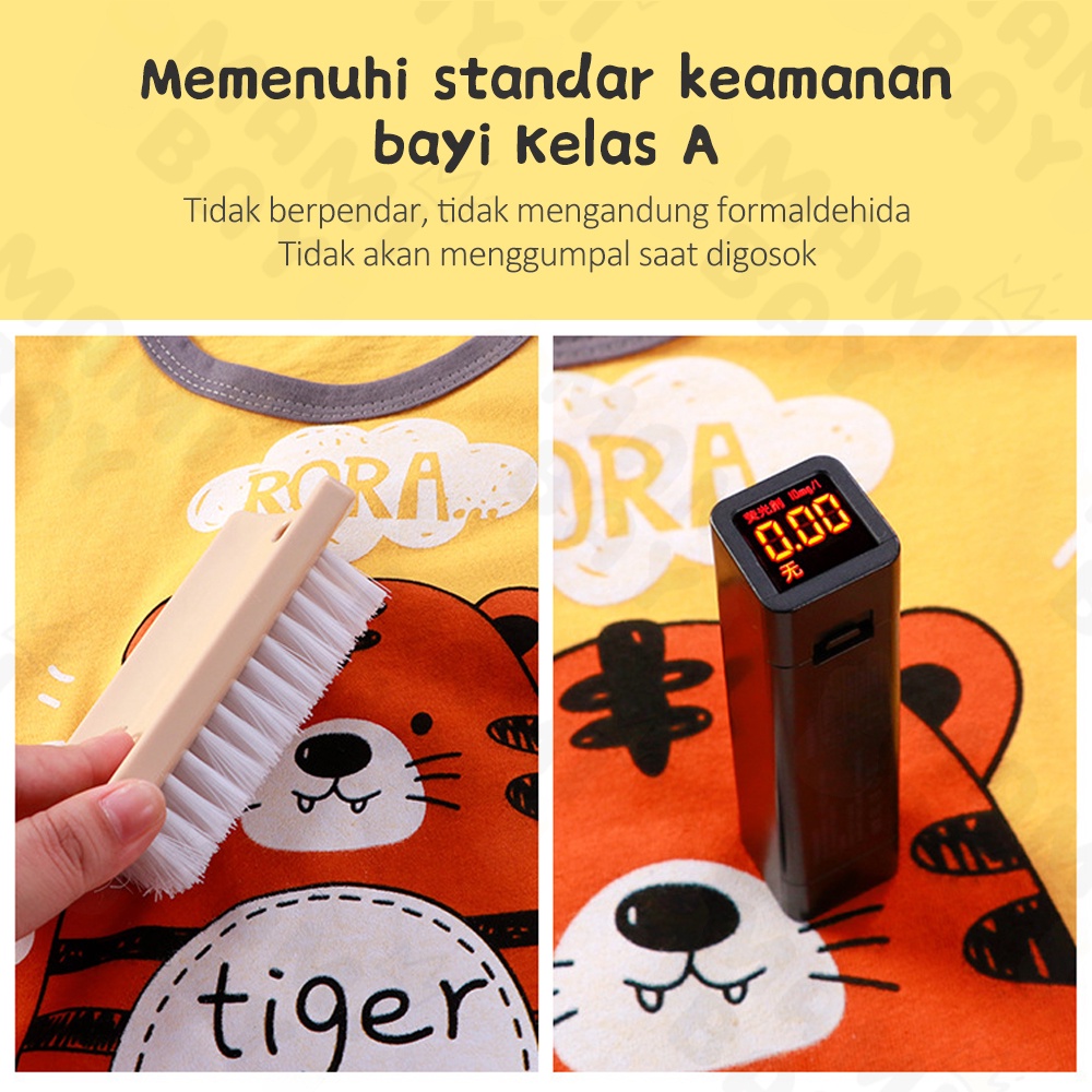 OKEYI Setelan Baju Bayi Lengan Pendek Motif Lucu Kaos Anak Bayi Set Import 0-1Tahun